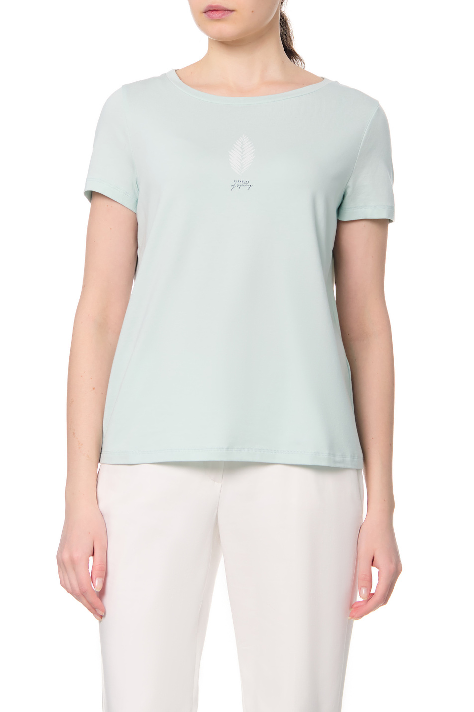 Женский Gerry Weber Футболка с принтом на груди (цвет ), артикул 770232-35001 | Фото 4