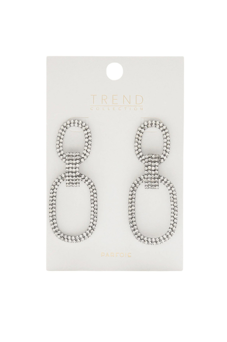 Женский Parfois Серьги длинные с кристаллами (цвет ), артикул 242711 | Фото 2