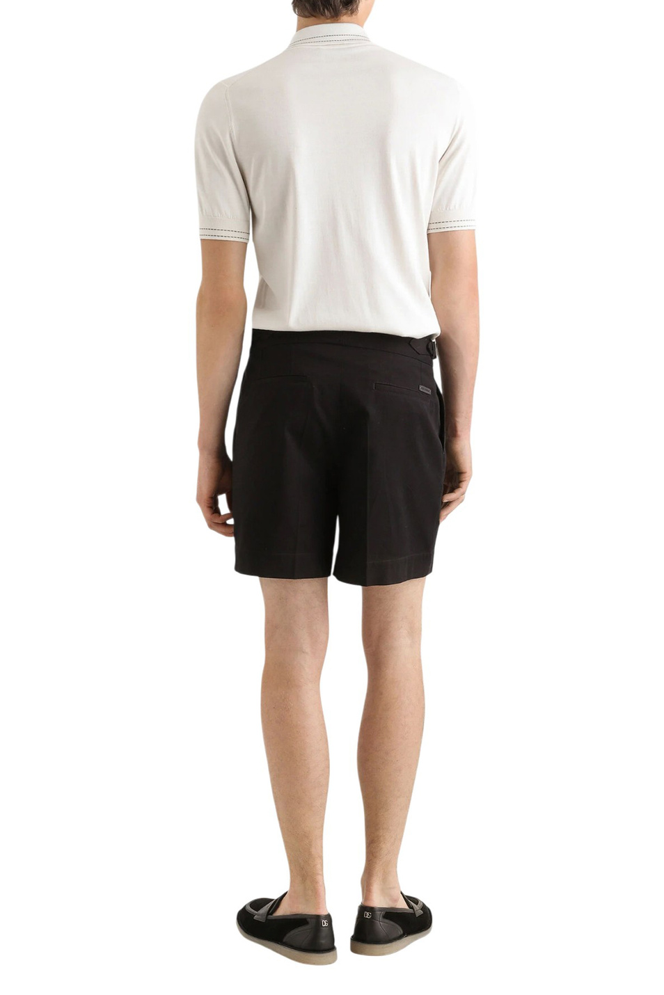 Мужской Dolce & Gabbana Поло из шелка (цвет ), артикул GXZ02T-JBSOI | Фото 4