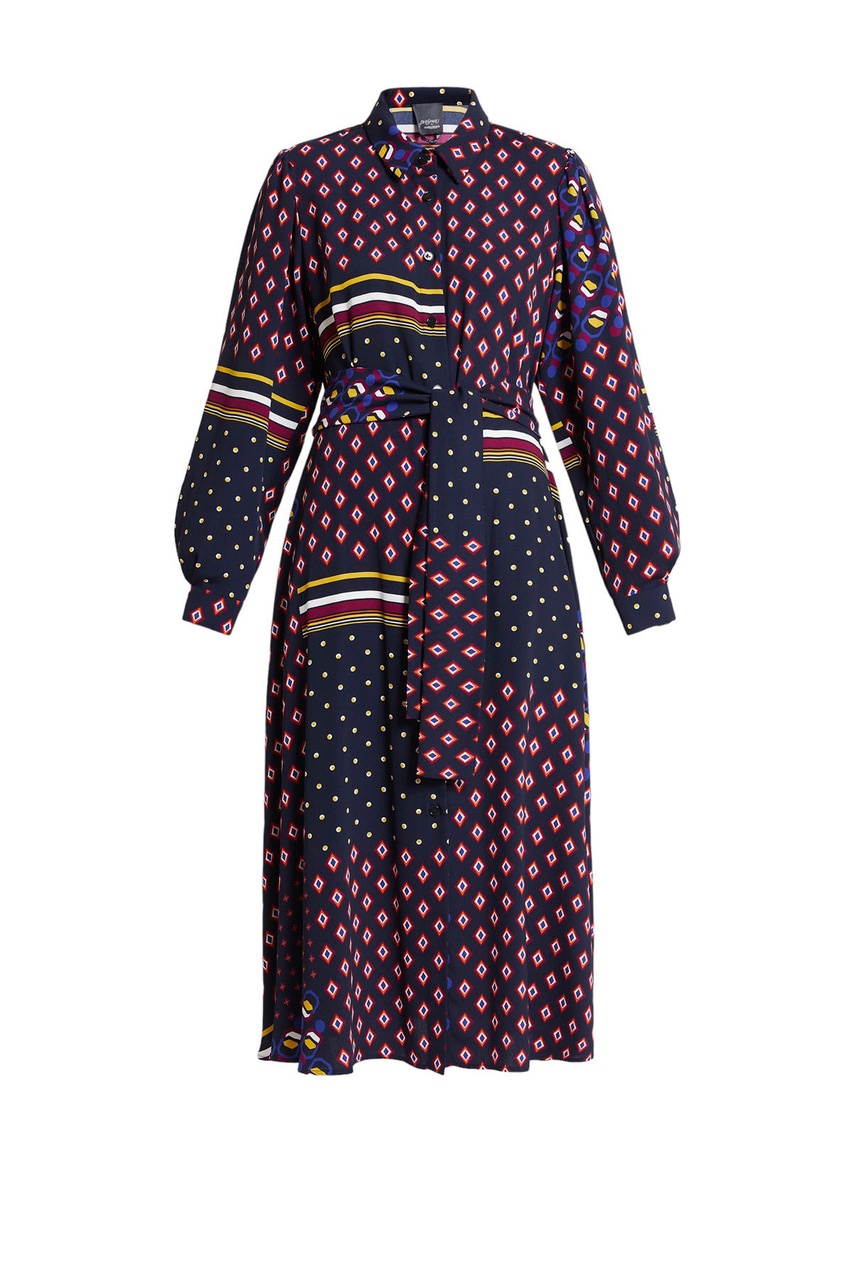 Платье DARIA с принтом|Основной цвет:Мультиколор|Артикул:1223373 | Фото 1