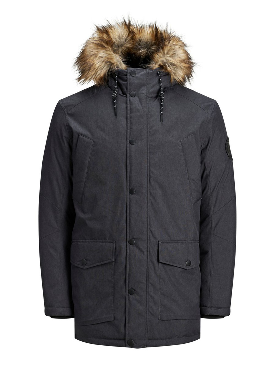 Мужской Jack & Jones Куртка с капюшоном с искусственным мехом (цвет ), артикул 12174383 | Фото 1