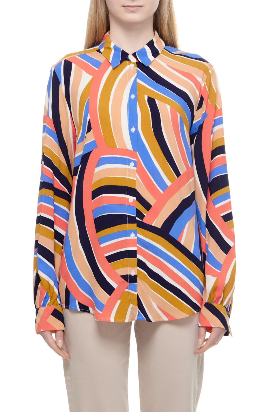 Женский Gerry Weber Рубашка с принтом (цвет ), артикул 965031-31442 | Фото 4