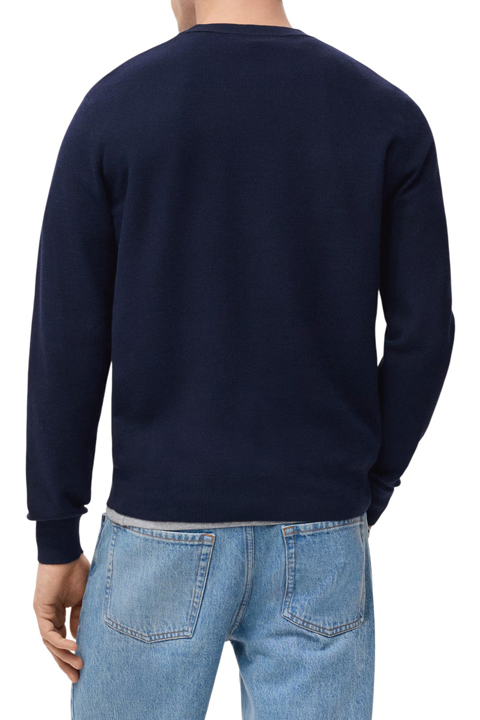 Мужской Mango Man Джемпер TEN однотонный (цвет ), артикул 27041281 | Фото 4