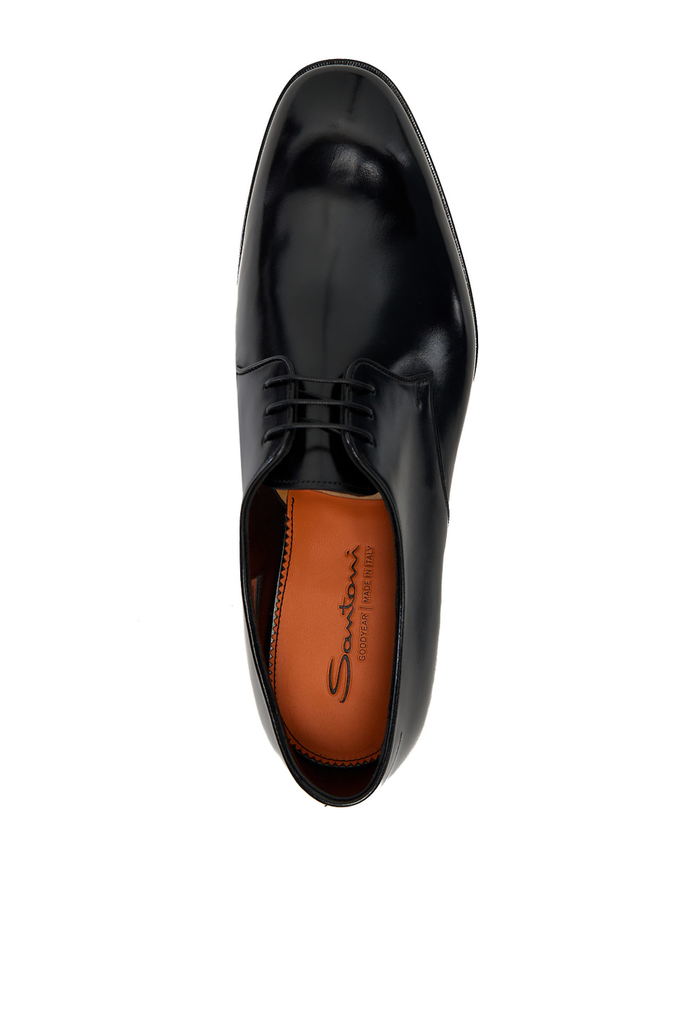 Дерби JACK из натруальной кожи|Основной цвет:Черный Мужской Santoni Дерби JACK из натруальной кожи (цвет ), артикул MCAG18886MC3HVVDN01 | Фото 4