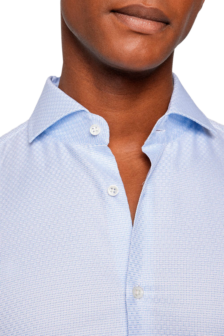 Мужской BOSS Рубашка из натурального хлопка (цвет ), артикул 50473756 | Фото 5