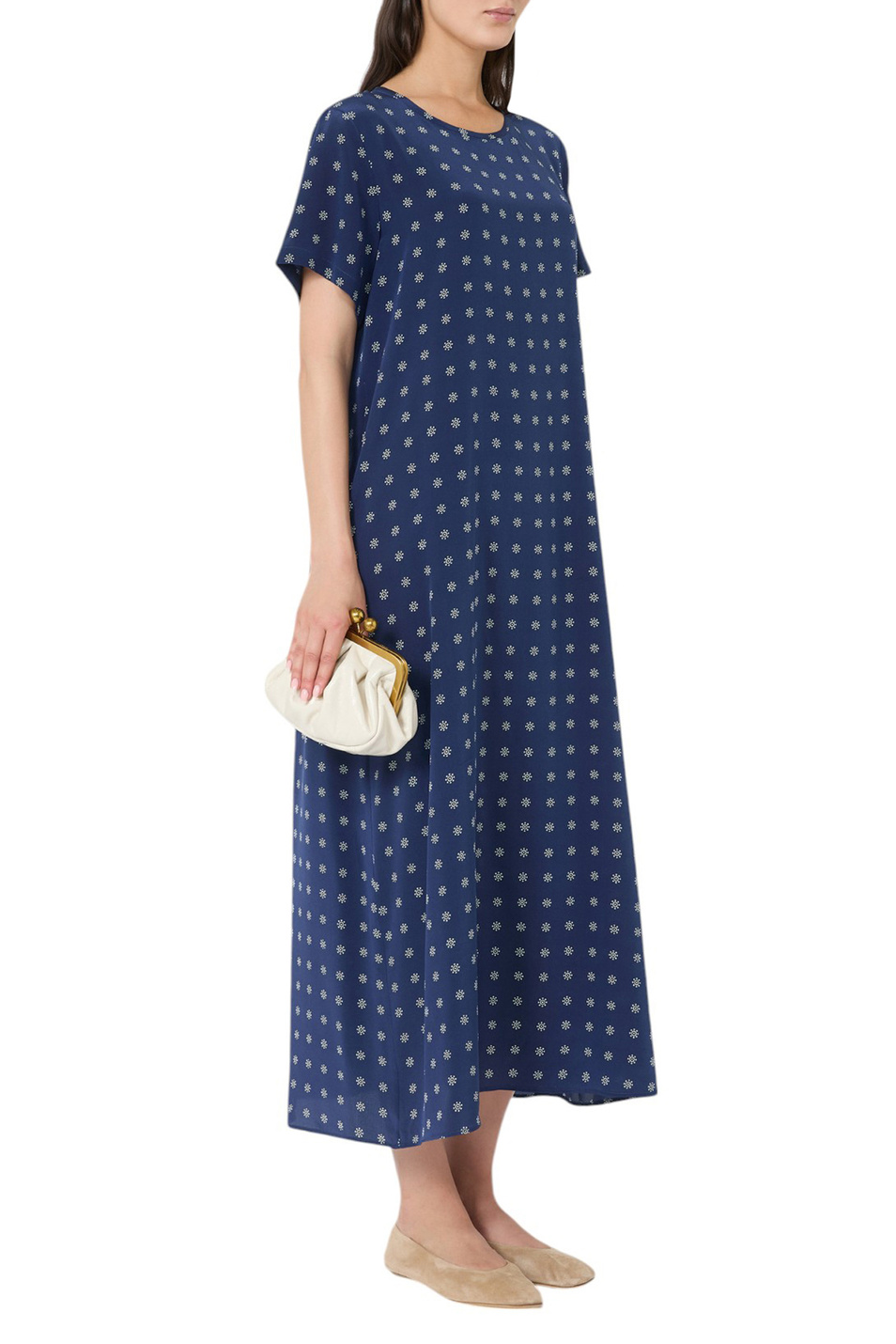 Женский Weekend Max Mara Платье REVERE из шелка с принтом (цвет ), артикул 2525226111 | Фото 2