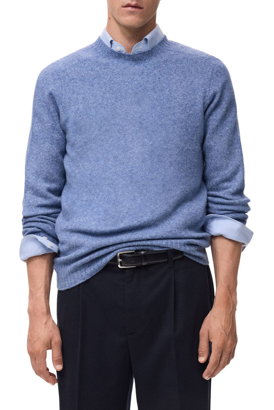 Мужской Mango Man Джемпер LOTUS с круглым вырезом (цвет ), артикул 17077895 | Фото 3