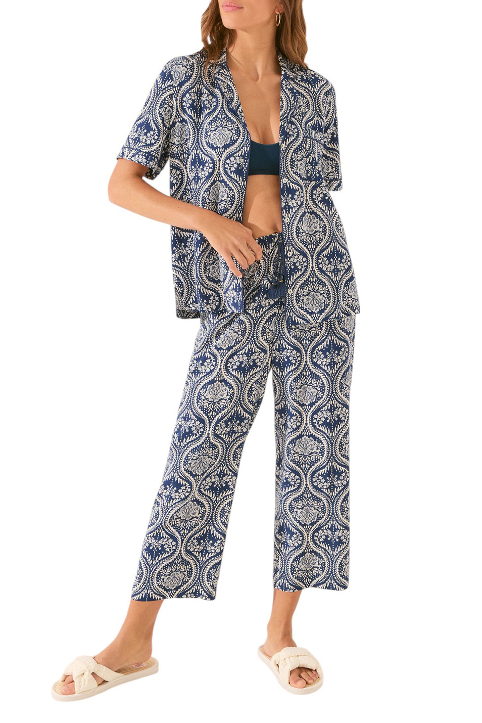 Женский Women'secret Пижама в рубашечном стиле (цвет ), артикул 4852093 | Фото 1