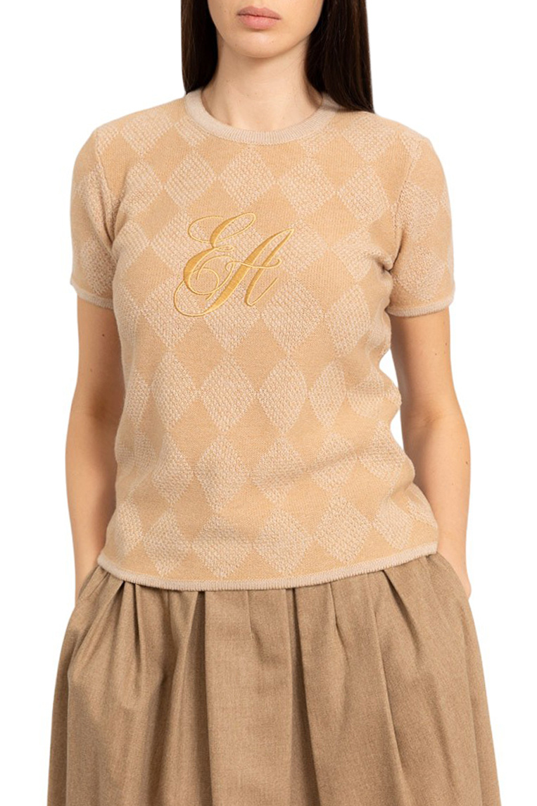 Женский Emporio Armani Джемпер с вышивкой (цвет ), артикул EW002177-AF18280 | Фото 3