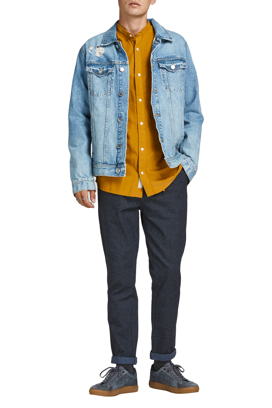 Мужской Jack & Jones Брюки с брелоком на поясе (цвет ), артикул 12194130 | Фото 3