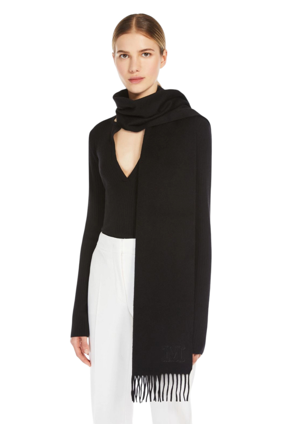 Женский Max Mara Шарф ALIA из кашемира (цвет ), артикул 2624546311 | Фото 3