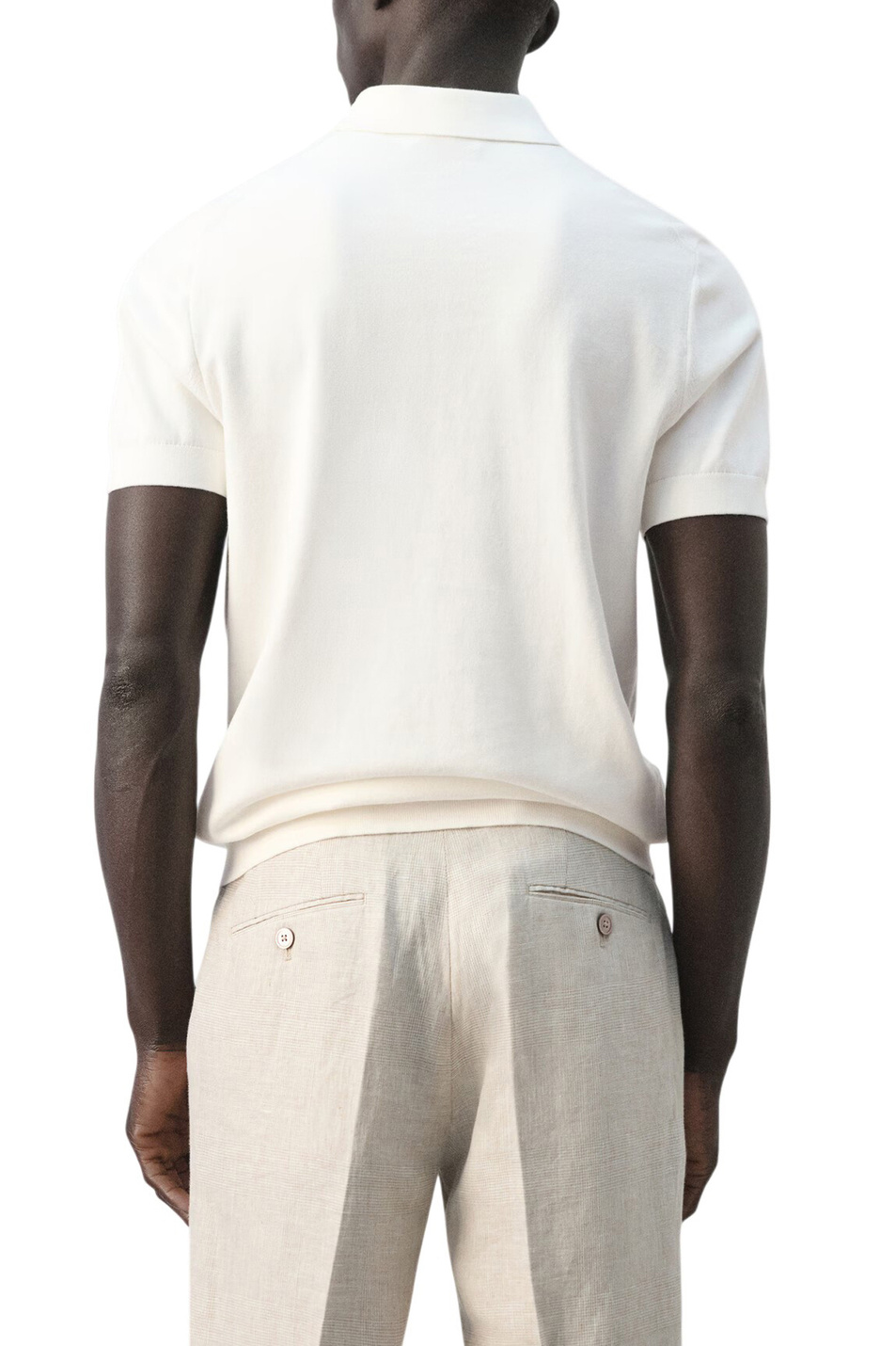 Мужской Mango Man Поло ARRAONA из хлопка (цвет ), артикул 27035945 | Фото 3