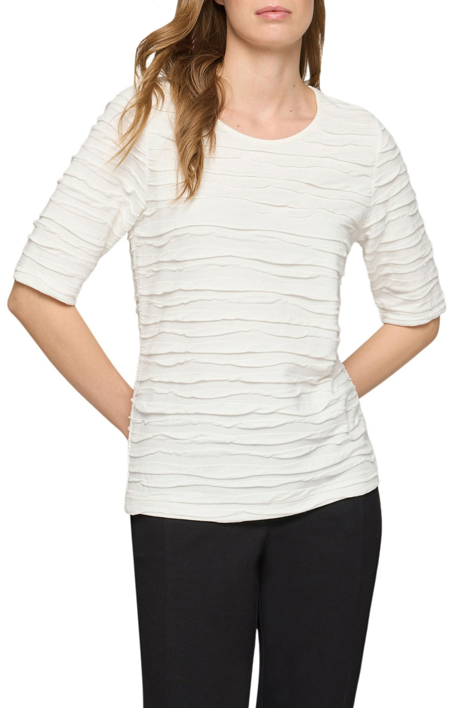 Женский Rabe Футболка однотонная (цвет ), артикул 56-115300 | Фото 4