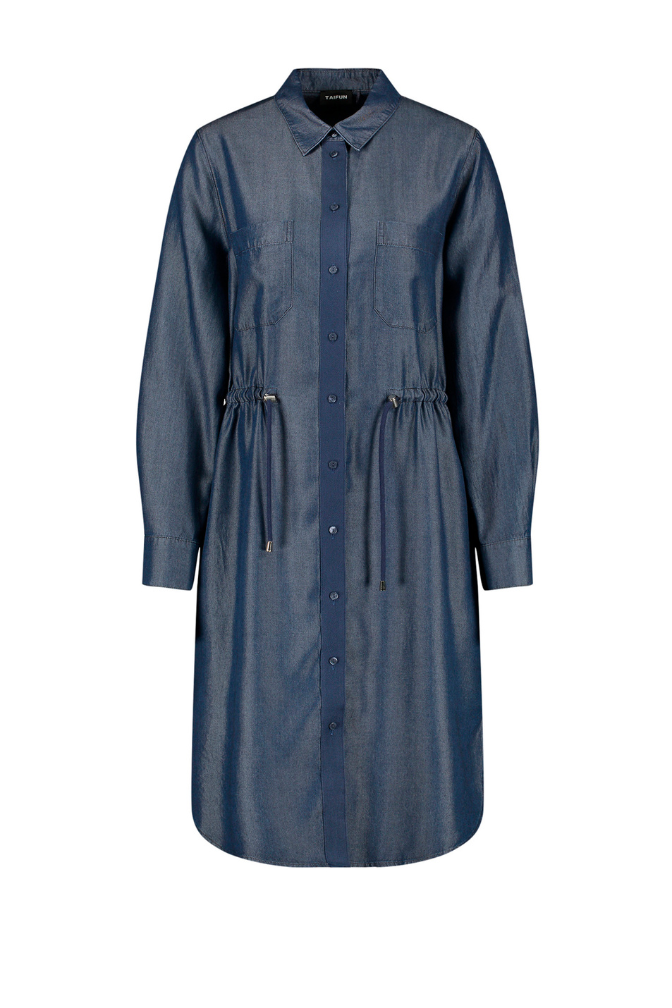 Женский Taifun Платье-рубашка с кулиской на поясе (цвет ), артикул 280005-11208 | Фото 1