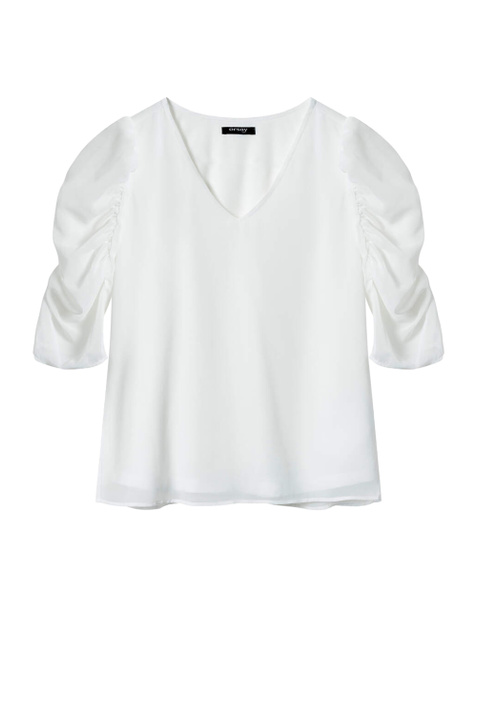 Orsay Блузка с объемными рукавами (Белый цвет), артикул 619125 | Фото 1