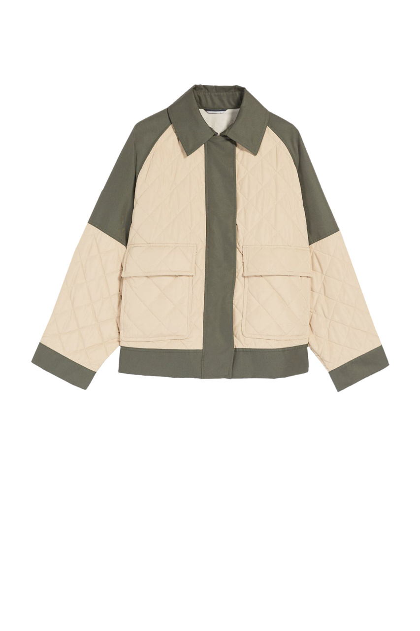 Куртка стеганая VERBAS со вставками|Основной цвет:Бежевый|Артикул:2354810237 | Фото 1
