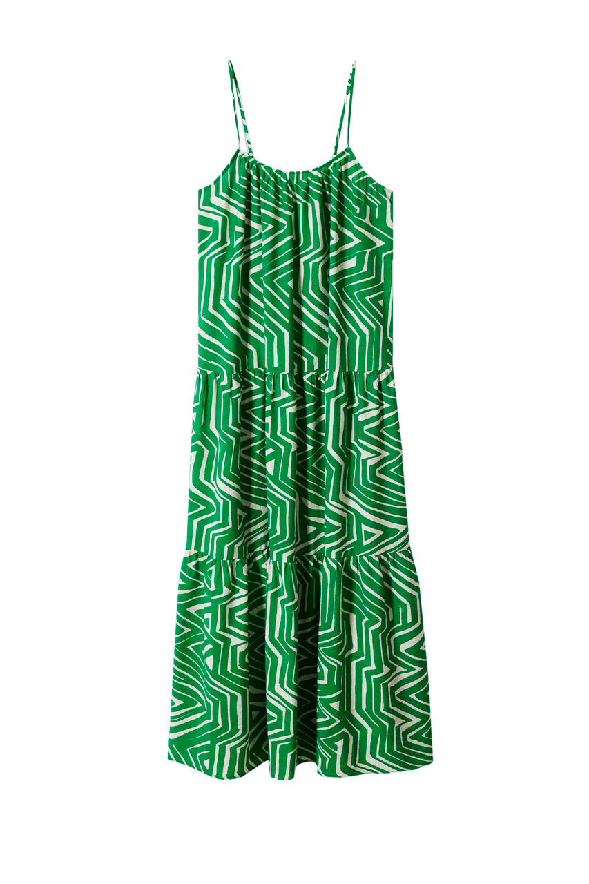 Платье GARI с принтом|Основной цвет:Зеленый|Артикул:57000249 | Фото 1