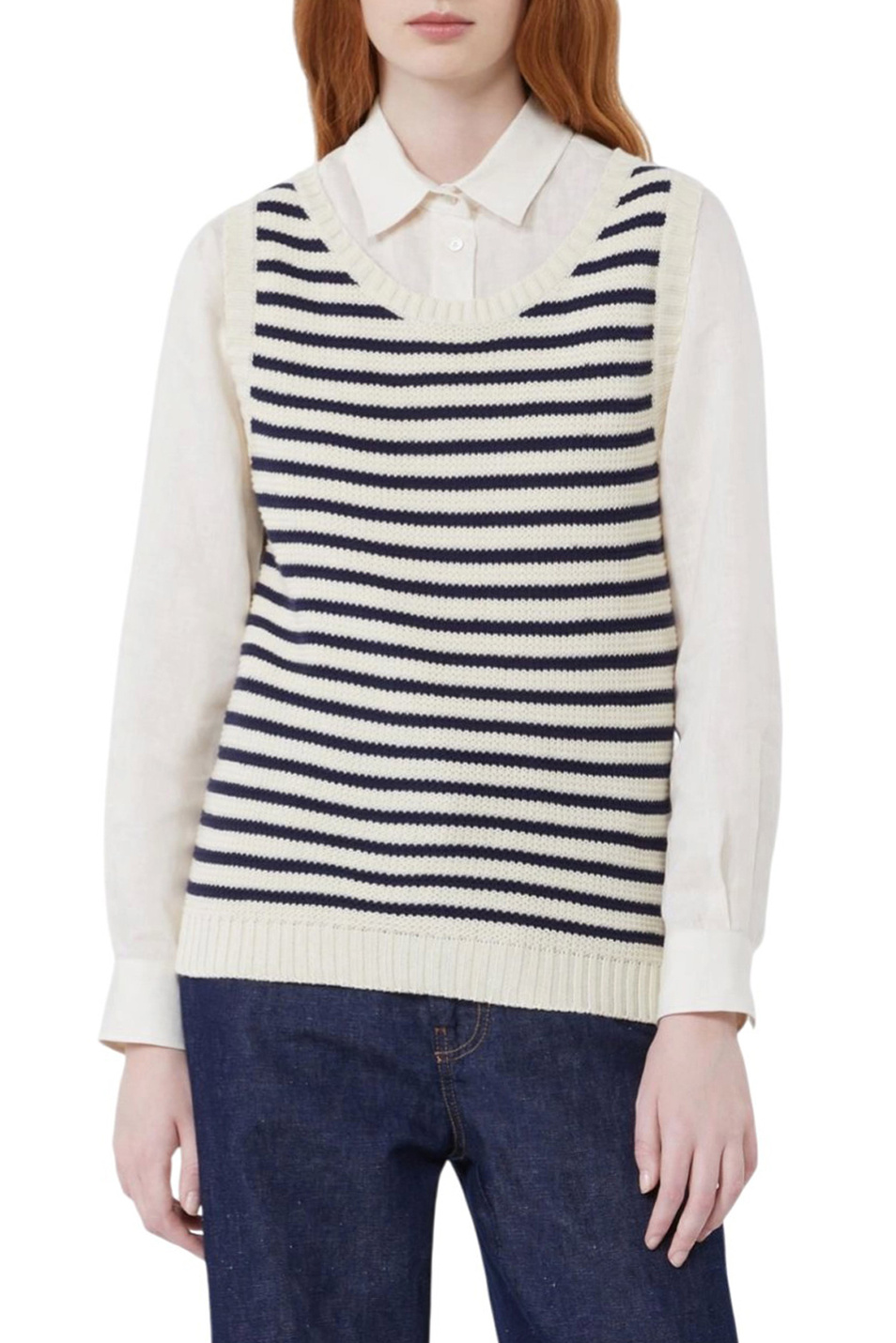 Женский Weekend Max Mara Жилет MADIA из хлопка (цвет ), артикул 2615361072 | Фото 3