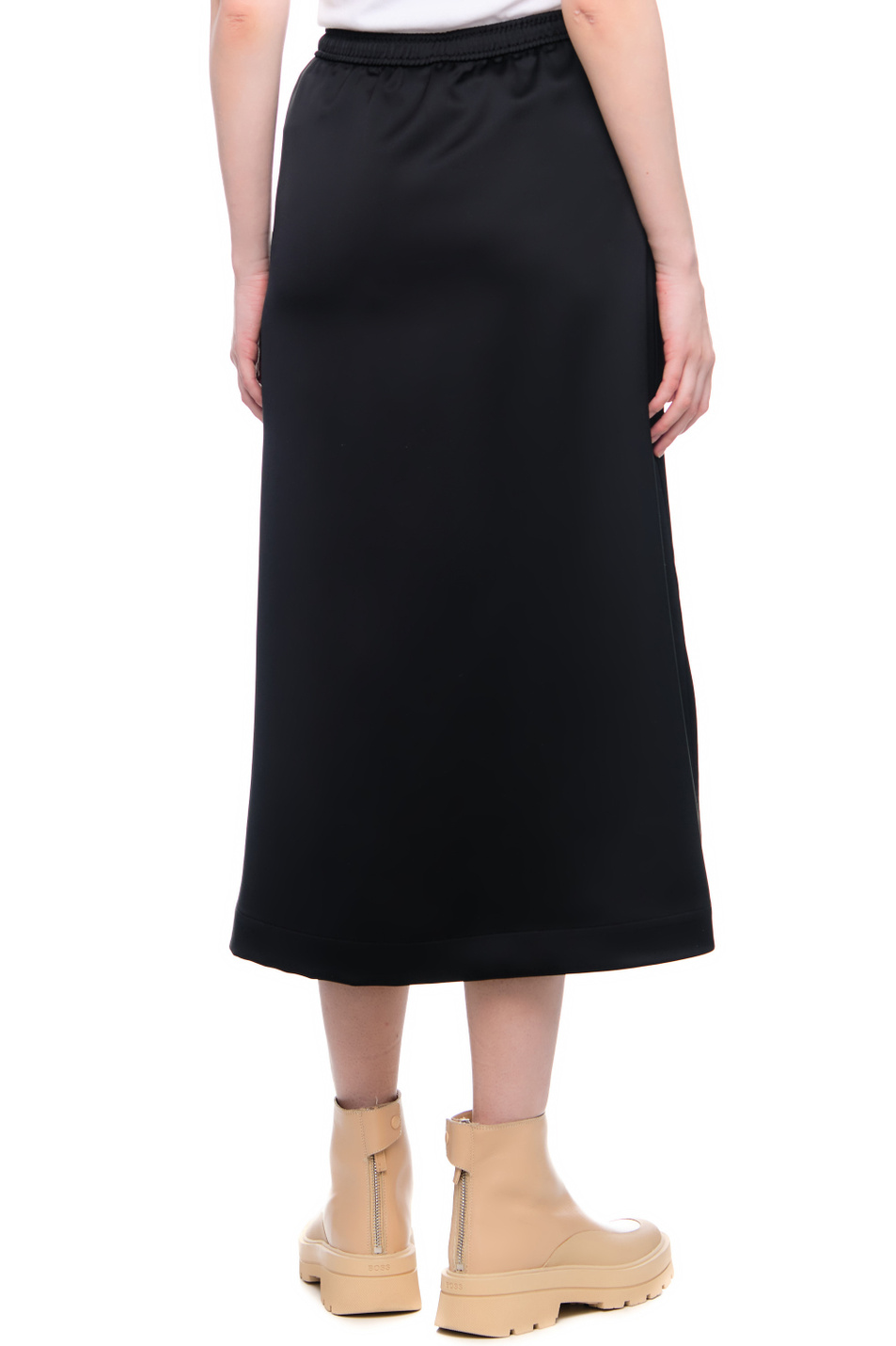 Женский BOSS Атласная юбка с кулиской на поясе (цвет ), артикул 50482702 | Фото 6