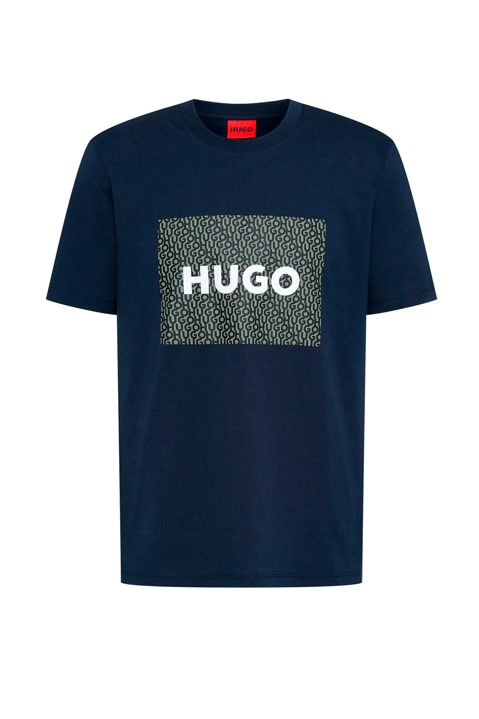 Мужской HUGO Футболка прямого кроя с лого (цвет ), артикул 50471672 | Фото 1