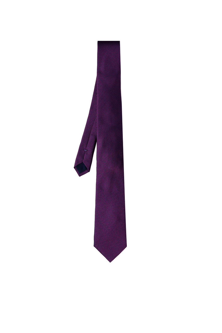Галстук из чистого шелка|Основной цвет:Фиолетовый|Артикул:91U302-3120303 | Фото 1
