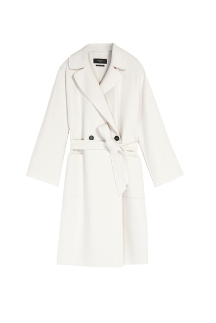 Пальто SELZ из смесовой шерсти|Основной цвет:Белый|Артикул:50110327 | Фото 1