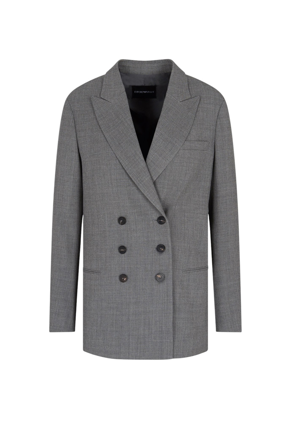 Женский Emporio Armani Пиджак двубортный из шерсти (цвет ), артикул EW003449-TE17036 | Фото 1