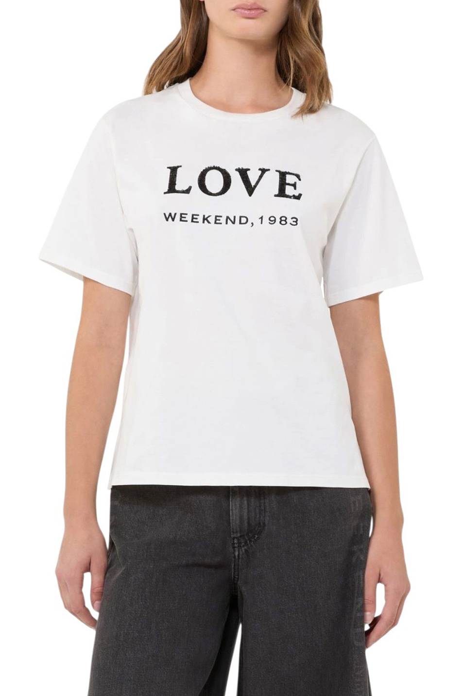Женский Weekend Max Mara Футболка AGILE из хлопка (цвет ), артикул 2615971061 | Фото 3