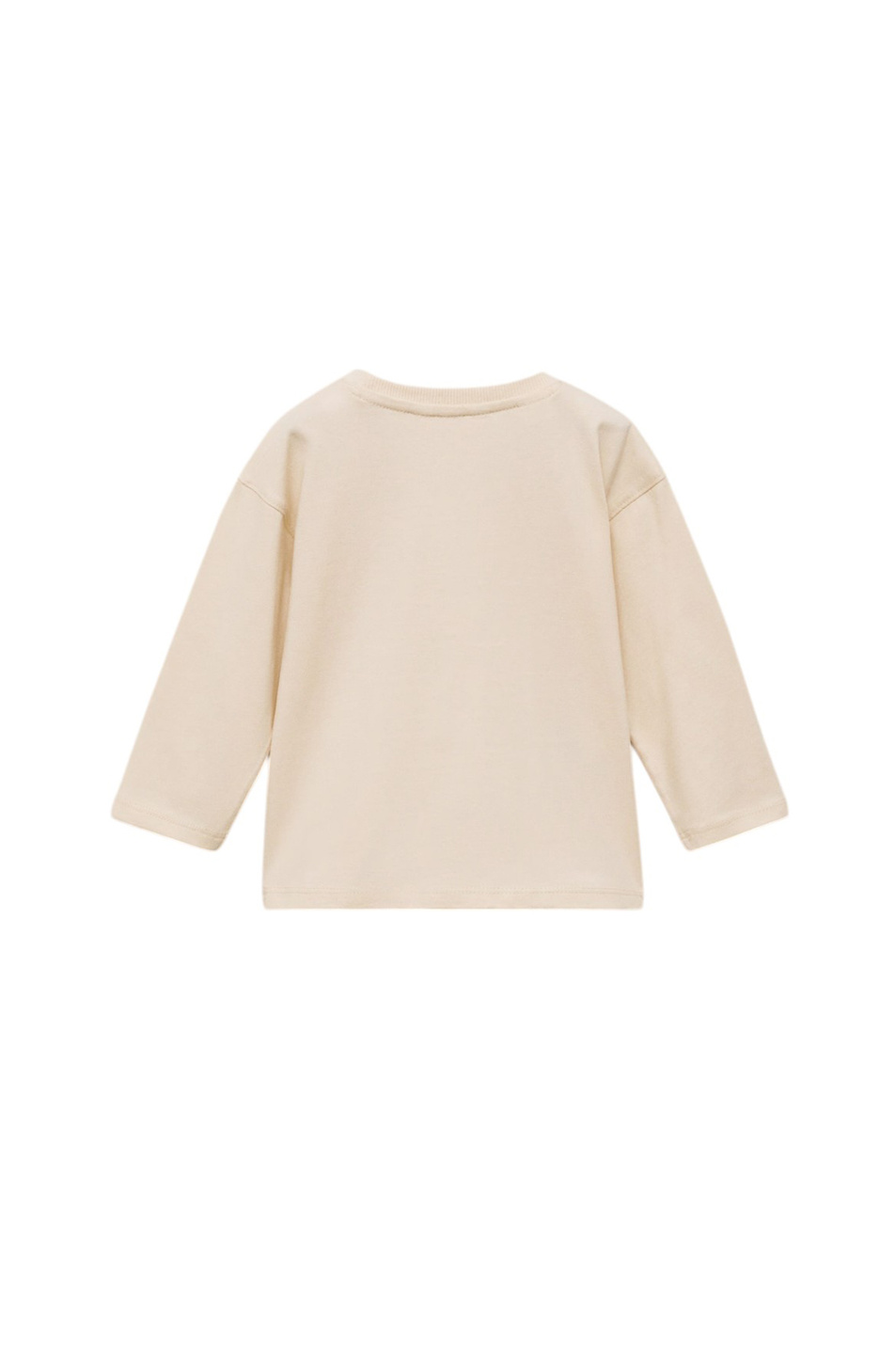 Малышам мальчикам Mango Kids Лонгслив AWAY из хлопка (цвет ), артикул 87033646 | Фото 2