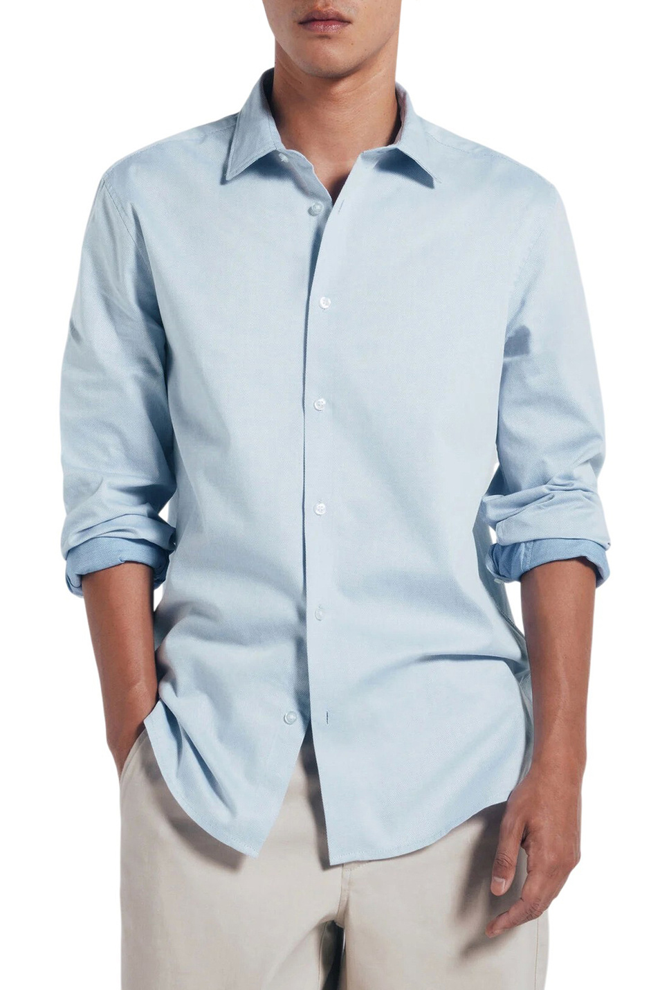 Мужской Springfield Рубашка из натурального хлопка (цвет ), артикул 1512148 | Фото 1