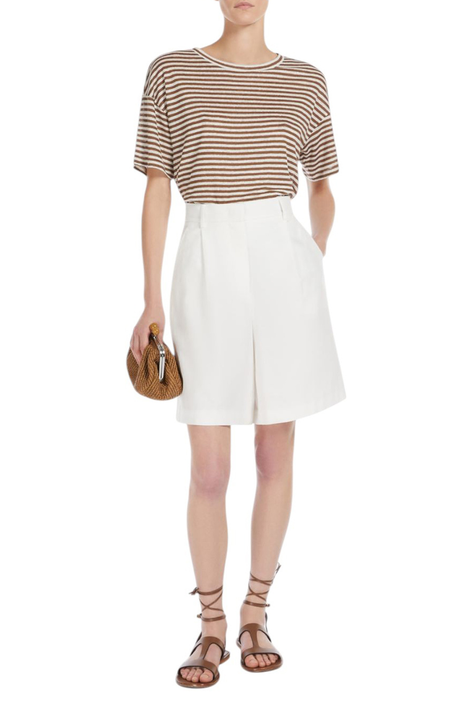 Женский Weekend Max Mara Футболка BARCA из льна (цвет ), артикул 2515941032 | Фото 2