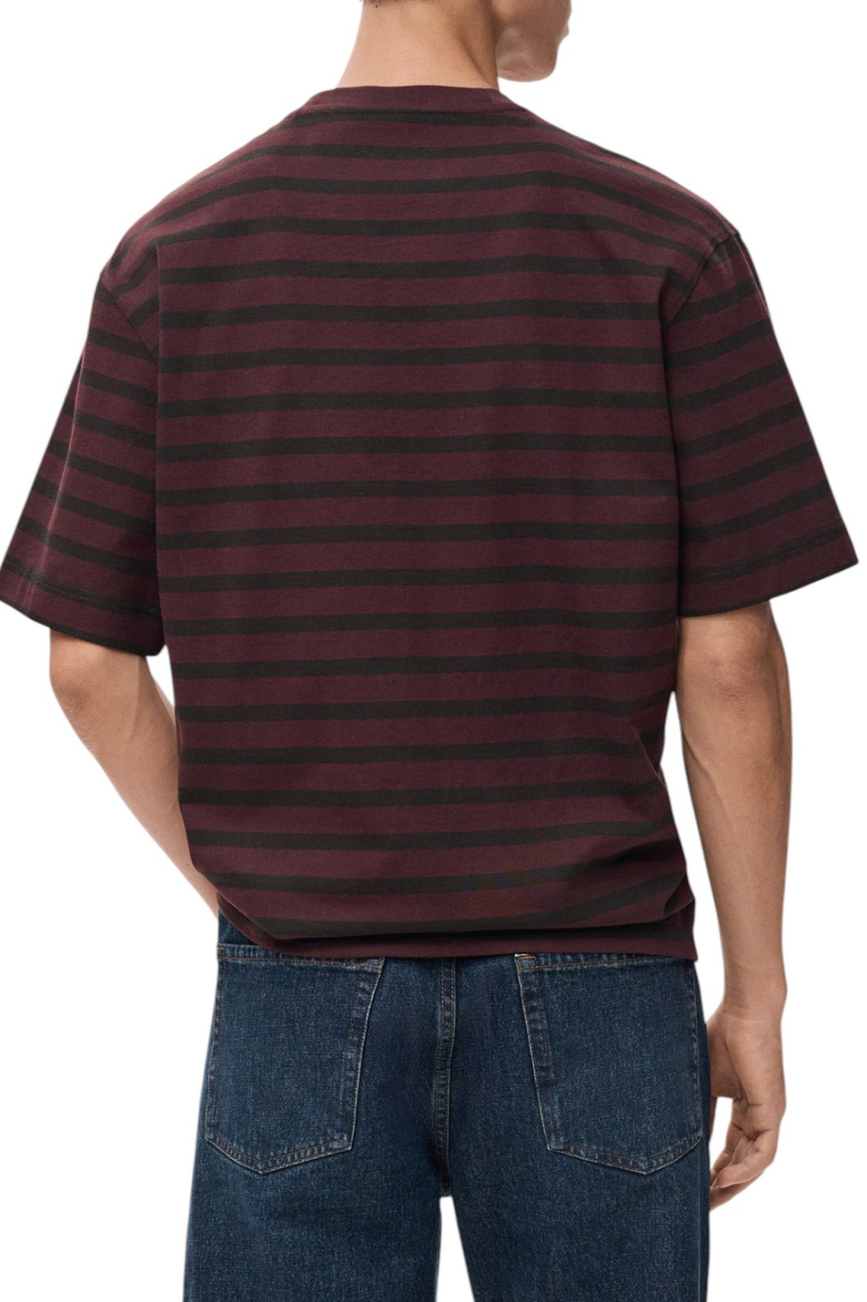 Мужской Mango Man Футболка ANOUKS из хлопка (цвет ), артикул 17025980 | Фото 4