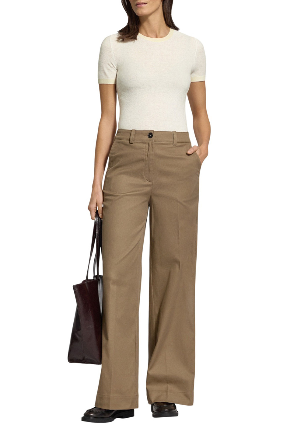 Джемпер LEPRE со стразами|Основной цвет:Кремовый Женский Max Mara Джемпер LEPRE со стразами (цвет ), артикул 2616361091 | Фото 3