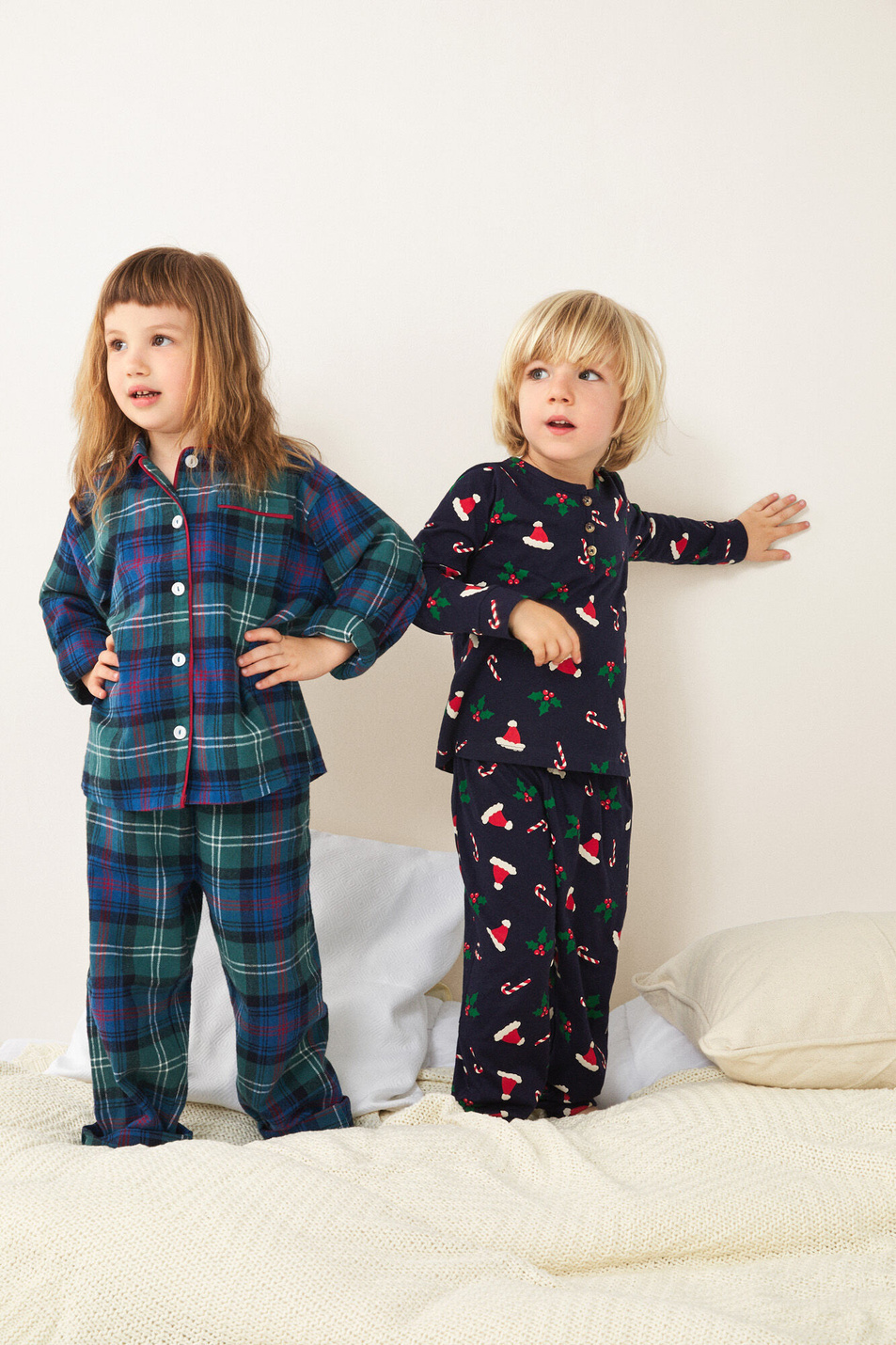 Женский Women'secret Длинная детская пижама в клетку (цвет ), артикул 3596923 | Фото 4