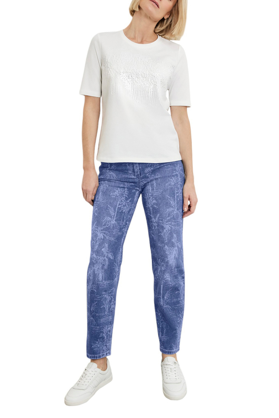Женский Gerry Weber Футболка с пайетками (цвет ), артикул 370202-35015 | Фото 3