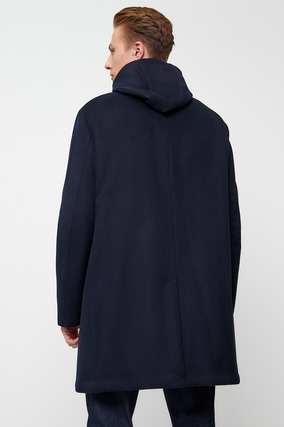 Мужской Emporio Armani Пальто из натуральной шерсти и кашемира (цвет ), артикул 6H1L95-1NYBZ | Фото 4