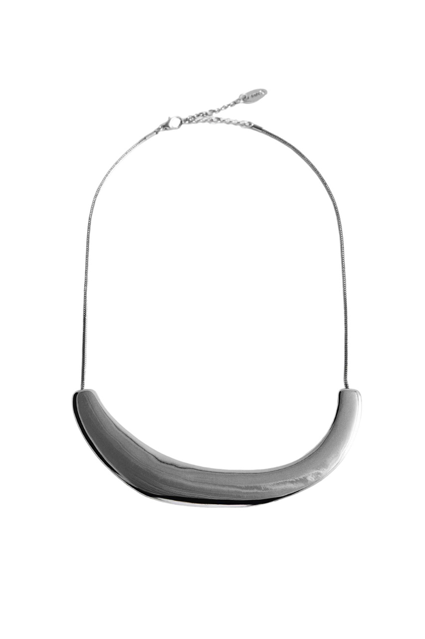 Ожерелье RENEE однотонное|Основной цвет:Серебристый|Артикул:77010343 | Фото 1