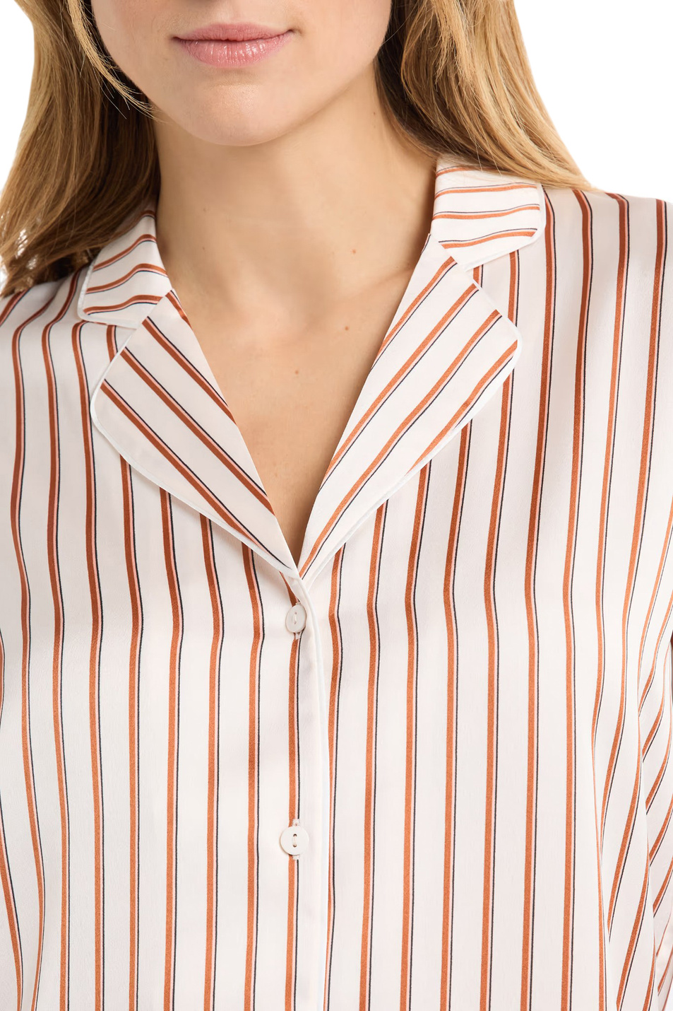 Женский Etam Пижамная рубашка MEDRA в полоску (цвет ), артикул 6557127 | Фото 4