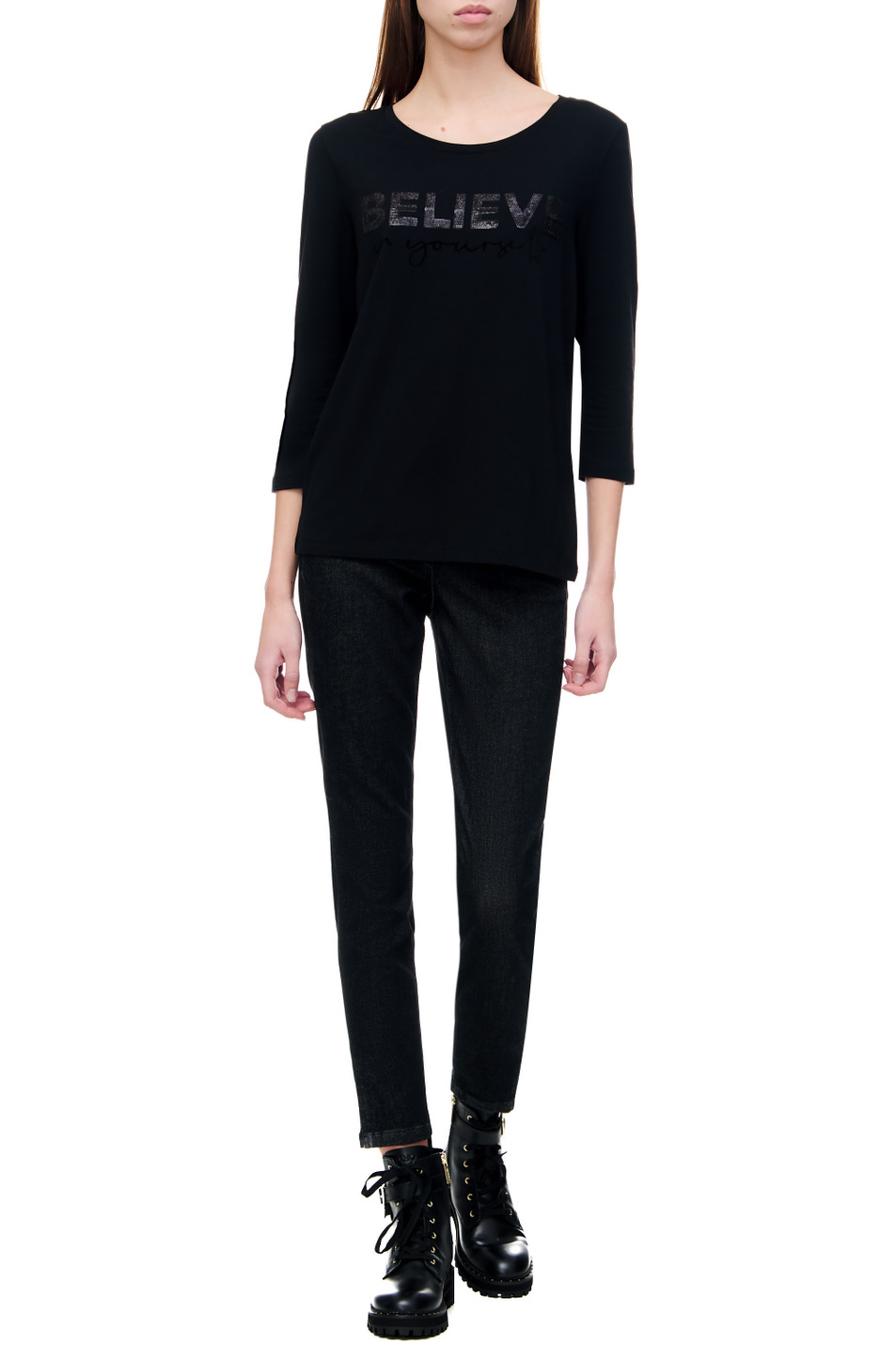 Женский Gerry Weber Джемпер с принтом (цвет ), артикул 770093-44009 | Фото 3