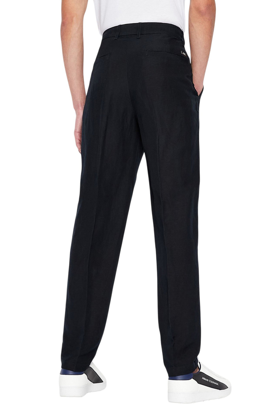 Мужской Armani Exchange Брюки из смесового льна (цвет ), артикул 8NZP15-ZNFNZ | Фото 5