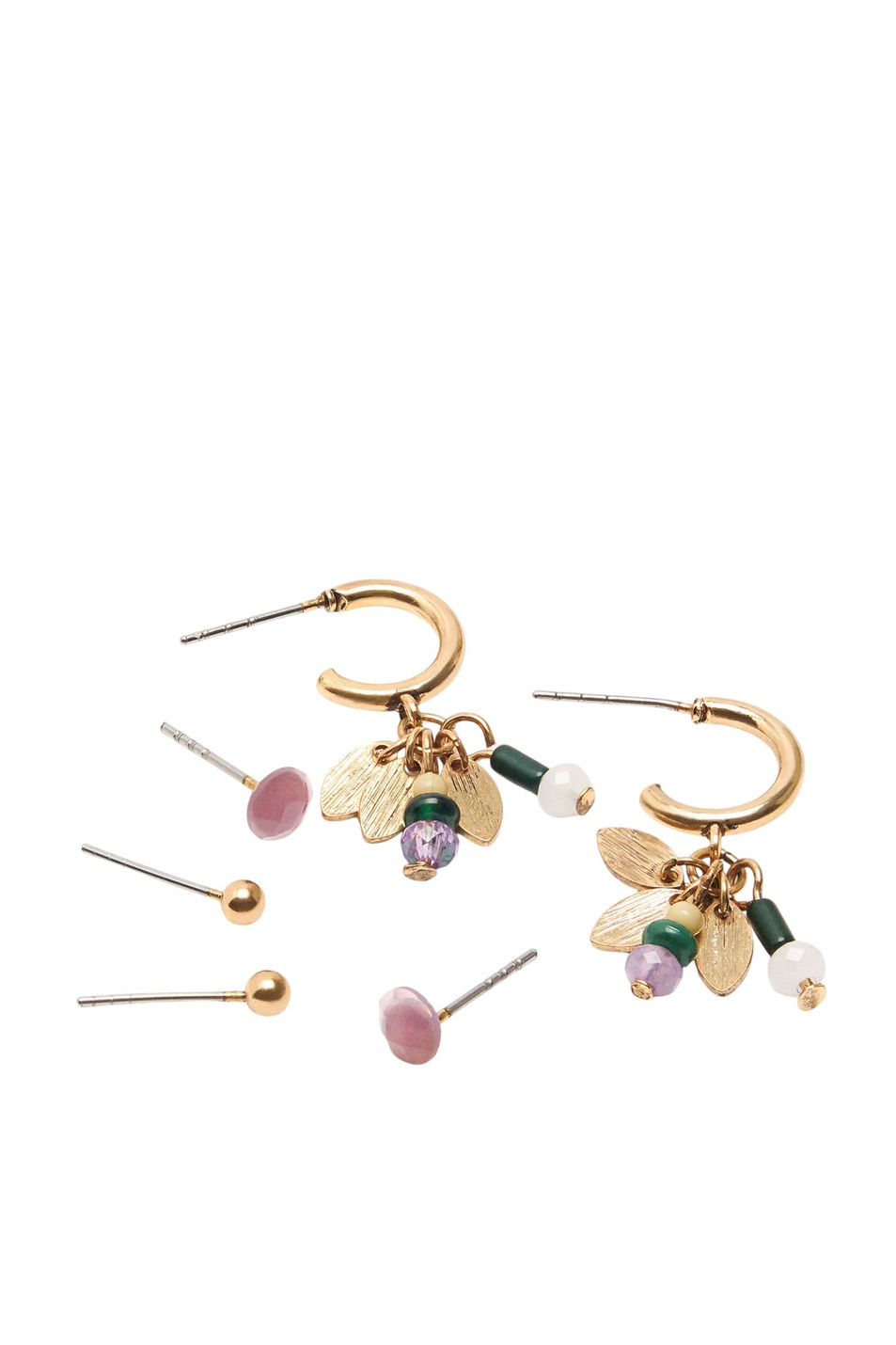 Серьги в комплекте из 3 пар|Основной цвет:Разноцветный Женский Parfois Серьги в комплекте из 3 пар (цвет ), артикул 241030 | Фото 2