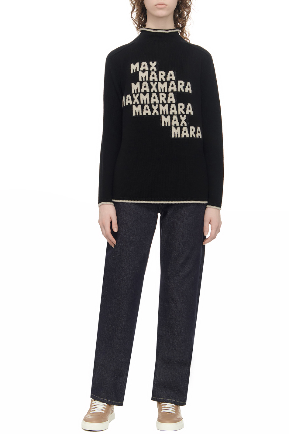 Женский Max Mara Свитер KIR из натуральной шерсти с логотипом (цвет ), артикул 2419361111 | Фото 2
