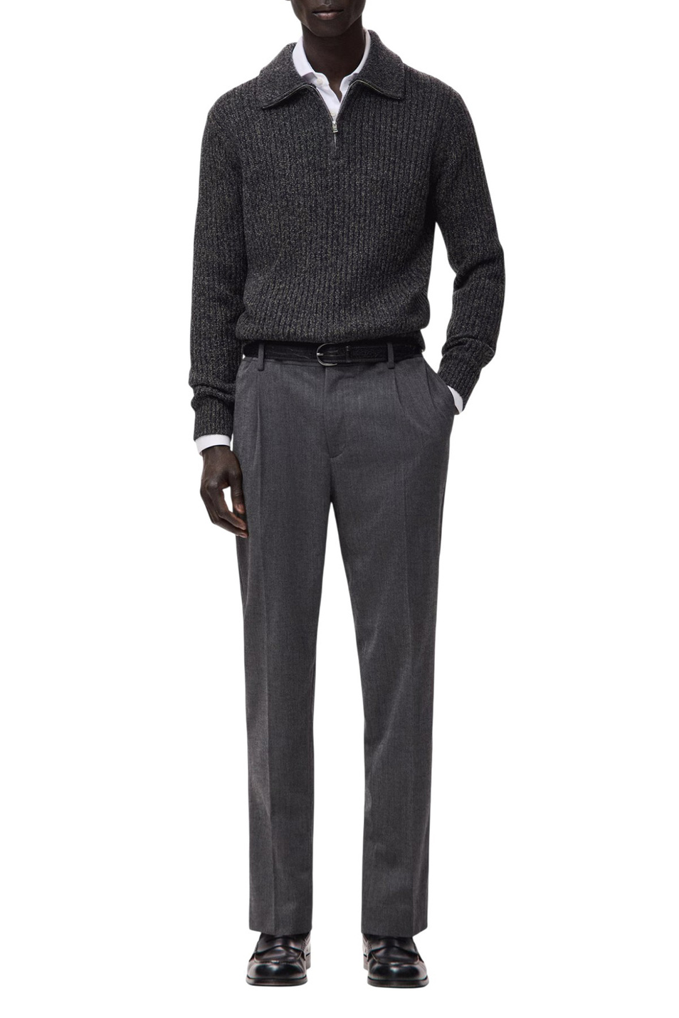 Мужской Mango Man Свитер JOANP из смесовой шерсти (цвет ), артикул 27031254 | Фото 2