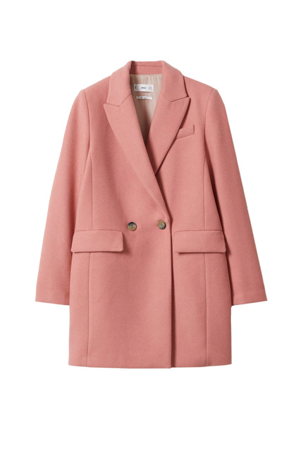 Пальто DALI на пуговицах|Основной цвет:Розовый|Артикул:27991108 | Фото 1