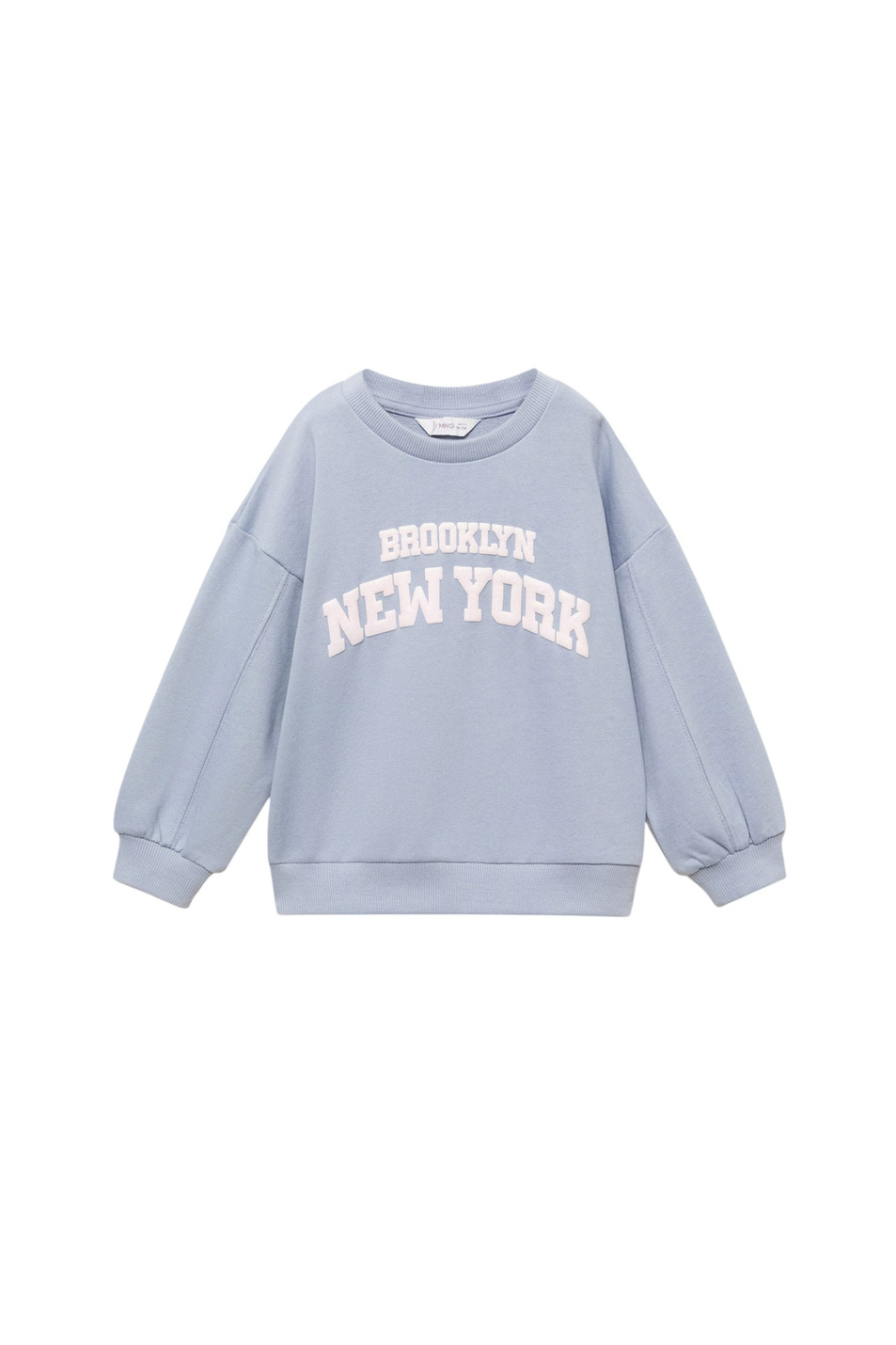 Девочкам Mango Kids Свитшот NEWYORK с принтом (цвет ), артикул 17094419 | Фото 1