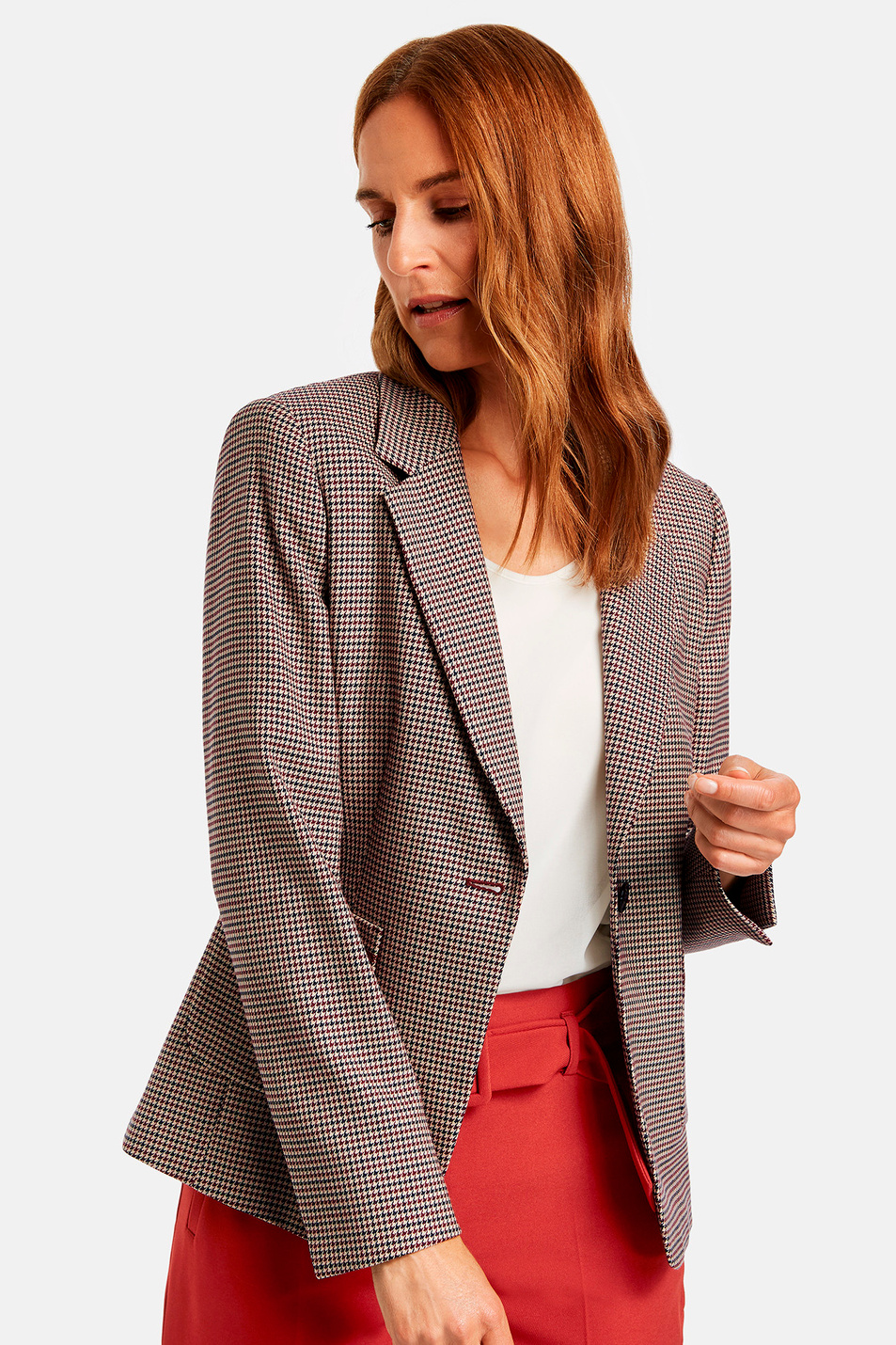 Женский Gerry Weber Пиджак в клетку (цвет ), артикул 430015-38132 | Фото 1