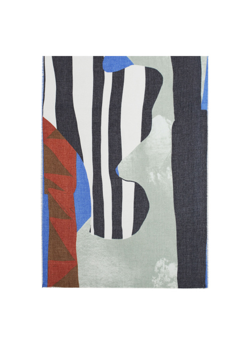 Parfois Шарф с принтом и бахромой ( цвет), артикул 193310 | Фото 2