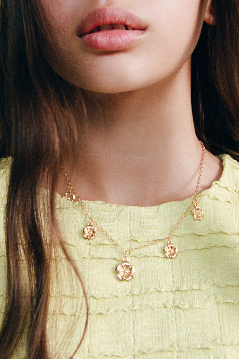 Девочкам Mango Kids Набор украшений FLOR (колье, серьги) (цвет ), артикул 27064045 | Фото 3