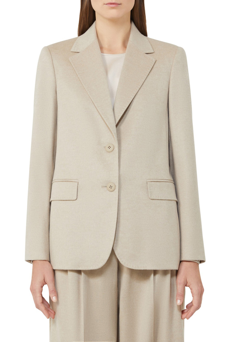 Женский Max Mara Пиджак FOLGORE из шерсти (цвет ), артикул 2526046032 | Фото 3