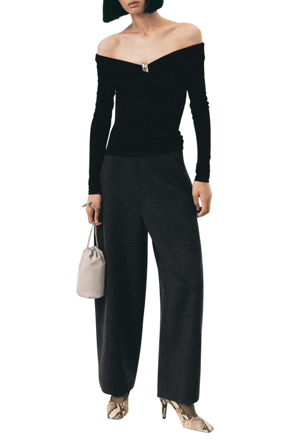 Женский Mango Джемпер XJESSY с металлической деталью (цвет ), артикул 17067811 | Фото 2